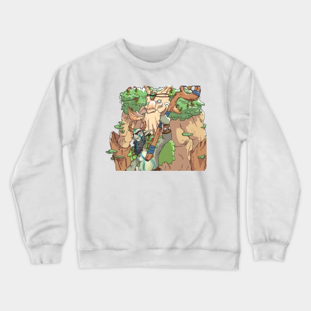 Treant Protector and Natures Prophet - Dota 2 Crewneck Sweatshirt by SLMGames